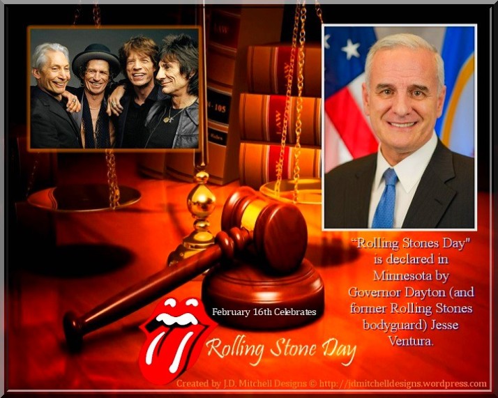 February 16th Celebrates Rolling Stone Day